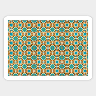 Arabic Islamic Tile Pattern Geometric Art Traditional Middle Eastern Sticker